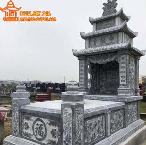 Mộ 3 mái - Mẫu 04