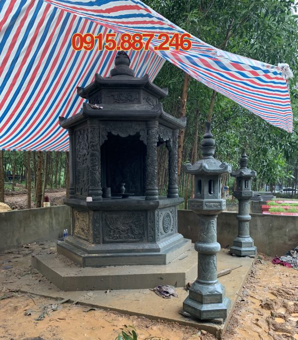 Mộ đá lục giác hai mái