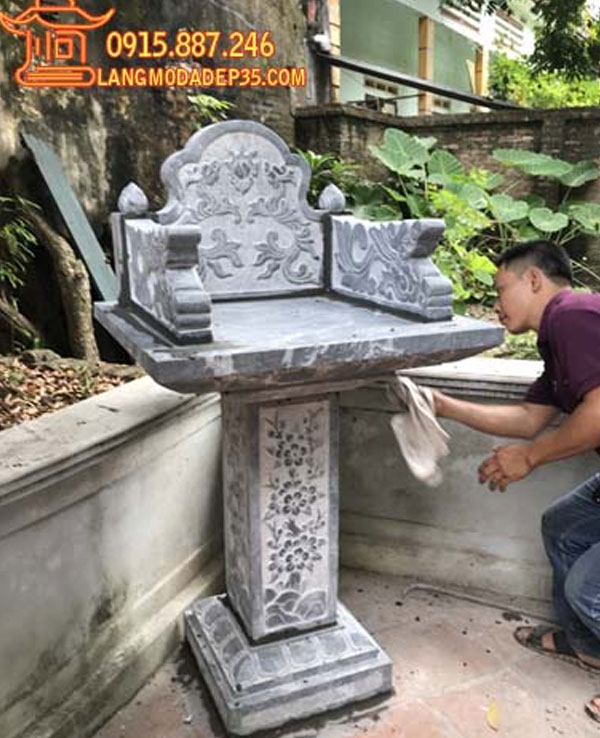 Cây hương ngoài trời với thiết kế không mái che