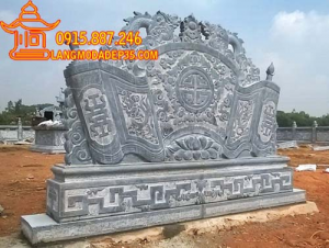 Đá nguyên khối, đá xanh thường được dùng để điêu khắc cuốn thư đá